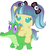 Size: 936x967 | Tagged: safe, artist:red4567, gummy, pixel pizazz, pony, equestria girls, g4, baby, baby pony, bow, cute, equestria girls ponified, hair bow, pacifier, ponies riding gators, ponified, riding, weapons-grade cute