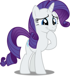 Size: 4612x5000 | Tagged: safe, artist:dashiesparkle, rarity, g4, what about discord?, .svg available, absurd resolution, female, giggling, raised hoof, simple background, solo, transparent background, vector, wavy mouth