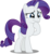 Size: 4612x5000 | Tagged: safe, artist:dashiesparkle, rarity, g4, my little pony: friendship is magic, what about discord?, .svg available, absurd resolution, female, giggling, raised hoof, simple background, solo, transparent background, vector, wavy mouth