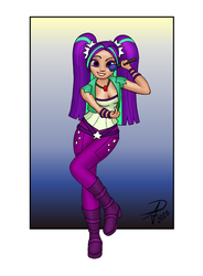 Size: 1000x1361 | Tagged: safe, artist:pete-bagheera, aria blaze, equestria girls, g4, female, human coloration, microphone, solo