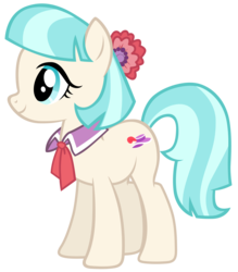 Size: 7000x8000 | Tagged: safe, artist:tardifice, coco pommel, g4, made in manehattan, absurd resolution, female, photoshop, simple background, smiling, solo, transparent background, vector