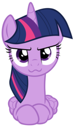 Size: 7000x12000 | Tagged: safe, artist:tardifice, artist:timelordomega, edit, twilight sparkle, alicorn, pony, g4, :3, >:3, absurd resolution, cute, dat face, female, folded wings, looking at you, mare, prone, simple background, smiling, smirk, solo, transparent background, twiabetes, twilight sparkle (alicorn), vector, wavy mouth
