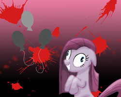 Size: 1280x1024 | Tagged: safe, artist:togekisspika35, pinkie pie, g4, contemplating insanity, female, pinkamena diane pie, solo, wallpaper