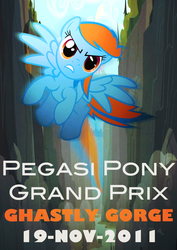 Size: 2480x3508 | Tagged: safe, artist:skeptic-mousey, rainbow dash, g4, parody, poster, race, typography