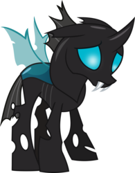 Size: 6603x8454 | Tagged: dead source, safe, artist:pink1ejack, thorax, changeling, g4, the times they are a changeling, absurd resolution, floppy ears, male, sad, simple background, solo, that was fast, transparent background, vector