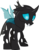 Size: 6603x8454 | Tagged: dead source, safe, artist:pink1ejack, thorax, changeling, g4, my little pony: friendship is magic, the times they are a changeling, absurd resolution, floppy ears, male, sad, simple background, solo, that was fast, transparent background, vector