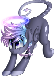 Size: 1269x1805 | Tagged: safe, artist:january3rd, oc, oc only, oc:geli shine, halo, simple background, solo, transparent background, yomi pony