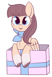 Size: 436x647 | Tagged: safe, artist:lulubell, oc, oc only, oc:honeyblossom, pegasus, pony, female, mare, neck bow, present, simple background, transparent background