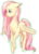 Size: 2500x3500 | Tagged: safe, artist:drablett, fluttershy, g4, female, floppy ears, high res, simple background, solo, spread wings, transparent background