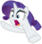 Size: 7000x7500 | Tagged: safe, artist:tardifice, rarity, g4, the saddle row review, absurd resolution, female, open mouth, photoshop, raised leg, simple background, solo, transparent background, vector