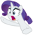 Size: 7000x7500 | Tagged: safe, artist:tardifice, rarity, g4, my little pony: friendship is magic, the saddle row review, absurd resolution, female, open mouth, photoshop, raised leg, simple background, solo, transparent background, vector