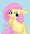 Size: 1024x1176 | Tagged: safe, artist:thatweirdpigeonlady, fluttershy, pegasus, pony, g4, cute, female, floppy ears, hoof on chin, looking at you, shyabetes, simple background, solo, turned head