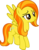 Size: 1024x1324 | Tagged: safe, artist:blah23z, spitfire, sunshower, pegasus, pony, g4, alternate hairstyle, female, recolor, show accurate, simple background, solo, transparent background