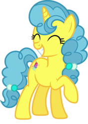 Size: 1024x1448 | Tagged: safe, artist:blah23z, lemon hearts, sugar belle, g4, eyes closed, female, fusion, recolor, solo