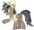 Size: 1024x874 | Tagged: safe, artist:blah23z, daring do, doctor caballeron, pegasus, pony, g4, clothes, female, hat, mare, palette swap, raised hoof, recolor, shirt, simple background, solo, transparent background