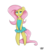 Size: 2000x2250 | Tagged: safe, artist:leslers, fluttershy, anthro, g4, arm hooves, clothes, female, high res, one-piece swimsuit, simple background, solo, swimsuit, transparent background