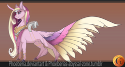 Size: 1024x555 | Tagged: safe, artist:phoeberia, princess cadance, g4, alternate universe, female, profile, solo