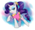 Size: 2698x2340 | Tagged: safe, artist:yulyeen, rarity, pony, unicorn, g4, alternate hairstyle, clothes, commission, cute, dress, female, high res, looking at you, mare, ponytail, raised hoof, raribetes, smiling, solo