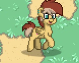 Size: 156x124 | Tagged: safe, oc, oc only, oc:lace works, pegasus, pony, pony town, lace, pixel art