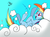 Size: 1920x1408 | Tagged: safe, artist:max301, rainbow dash, g4, cloud, female, solo