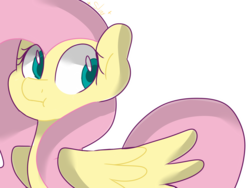 Size: 1600x1200 | Tagged: safe, artist:silverlight130, fluttershy, g4, female, looking away, pouting, simple background, solo, transparent background