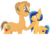 Size: 1024x710 | Tagged: safe, artist:fanficfreak13, oc, oc only, offspring, parent:applejack, parent:caramel, parent:flash sentry, parent:sonata dusk, parents:carajack, parents:senata