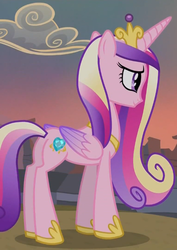 Size: 438x618 | Tagged: safe, screencap, princess cadance, pony, g4, three's a crowd, butt, cropped, female, hoof shoes, lovebutt, mare, plot, solo