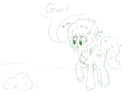 Size: 1014x762 | Tagged: safe, artist:lovepaddles, oc, oc only, oc:grass, pony, pony town, solo