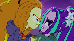 Size: 1280x714 | Tagged: safe, adagio dazzle, aria blaze, equestria girls, g4, my little pony equestria girls: rainbow rocks, humanized