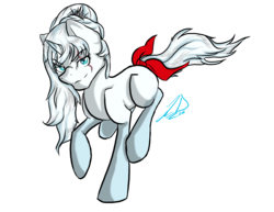 Size: 3300x2550 | Tagged: safe, artist:lyx-d, high res, ponified, rwby, scar, weiss schnee