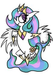 Size: 752x1063 | Tagged: safe, artist:1i0, princess celestia, alicorn, pony, g4, crown, horn, jewelry, necklace, regalia, simple background, solo, transparent background, wings