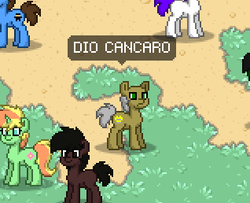 Size: 318x258 | Tagged: safe, oc, oc only, pony, pony town, cancaro man, italian, screenshots