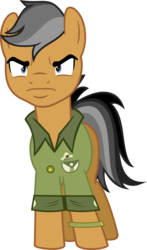 Size: 6394x10889 | Tagged: safe, artist:pink1ejack, quibble pants, earth pony, pony, g4, stranger than fan fiction, absurd resolution, clothes, grumpy, inkscape, male, simple background, solo, stallion, that was fast, transparent background, vector