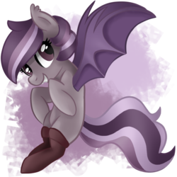 Size: 894x894 | Tagged: safe, artist:sacredroses-art, oc, oc only, oc:iris, bat pony, pony, clothes, female, solo, stockings