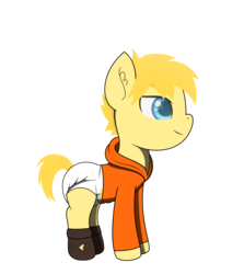 Size: 1782x2000 | Tagged: safe, artist:the-crusader-network, diaper, kenny mccormick, male, non-baby in diaper, solo, south park