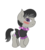 Size: 1782x2000 | Tagged: safe, artist:the-crusader-network, octavia melody, g4, angry, clothes, diaper, dress, embarrassed, female, filly, solo, unhappy