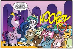 Size: 1310x881 | Tagged: safe, idw, princess celestia, princess luna, twilight sparkle, alicorn, pony, g4, spoiler:comic, food, fridge horror, meat, ponies eating meat, the implications are horrible, twilight sparkle (alicorn)