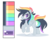 Size: 1024x819 | Tagged: safe, artist:sallylapone, oc, oc only, offspring, parent:rainbow dash, parent:soarin', parents:soarindash, reference sheet, solo