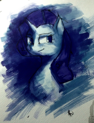 Size: 1882x2445 | Tagged: safe, artist:il-phantom, rarity, g4, female, solo