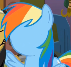 Size: 241x230 | Tagged: safe, edit, edited screencap, screencap, daring do, rainbow dash, g4, stranger than fan fiction, definitley stranger, no face, template