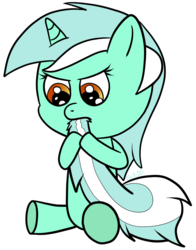 Size: 868x1106 | Tagged: safe, artist:chibi95, lyra heartstrings, pony, unicorn, g4, female, simple background, solo, tail bite, transparent background