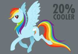 Size: 1100x769 | Tagged: safe, artist:mista-padderu, rainbow dash, g4, 20% cooler, female, solo