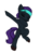 Size: 3000x3000 | Tagged: artist needed, safe, oc, oc only, oc:nyx, alicorn, pony, alicorn oc, armpits, dab, high res, missing horn, simple background, solo, transparent background, unshorn fetlocks, wingless