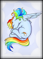 Size: 3025x4115 | Tagged: safe, artist:zapplebow, rainbow dash, pegasus, pony, g4, cute, dashabetes, female, solo