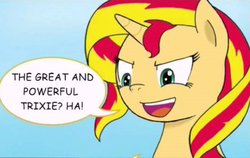 Size: 545x345 | Tagged: artist needed, safe, sunset shimmer, pony, unicorn, g4