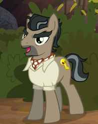 Size: 334x423 | Tagged: safe, screencap, doctor caballeron, earth pony, pony, g4, stranger than fan fiction, male, solo, stallion