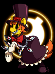 Size: 1415x1881 | Tagged: safe, artist:vertizontal, pony, crossover, peacock (skullgirls), ponified, skullgirls, solo