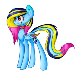 Size: 1024x998 | Tagged: safe, artist:despotshy, oc, oc only, pegasus, pony, colored wings, multicolored wings, simple background, solo, transparent background