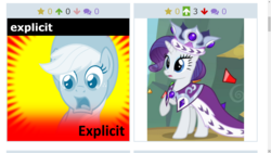 Size: 1366x768 | Tagged: safe, princess platinum, rarity, derpibooru, g4, juxtaposition, juxtaposition win, meme, meta, meta:explicit