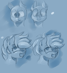 Size: 826x901 | Tagged: safe, artist:post-it, scootaloo, g4, alternate hairstyle, monochrome, sketch, sketch dump